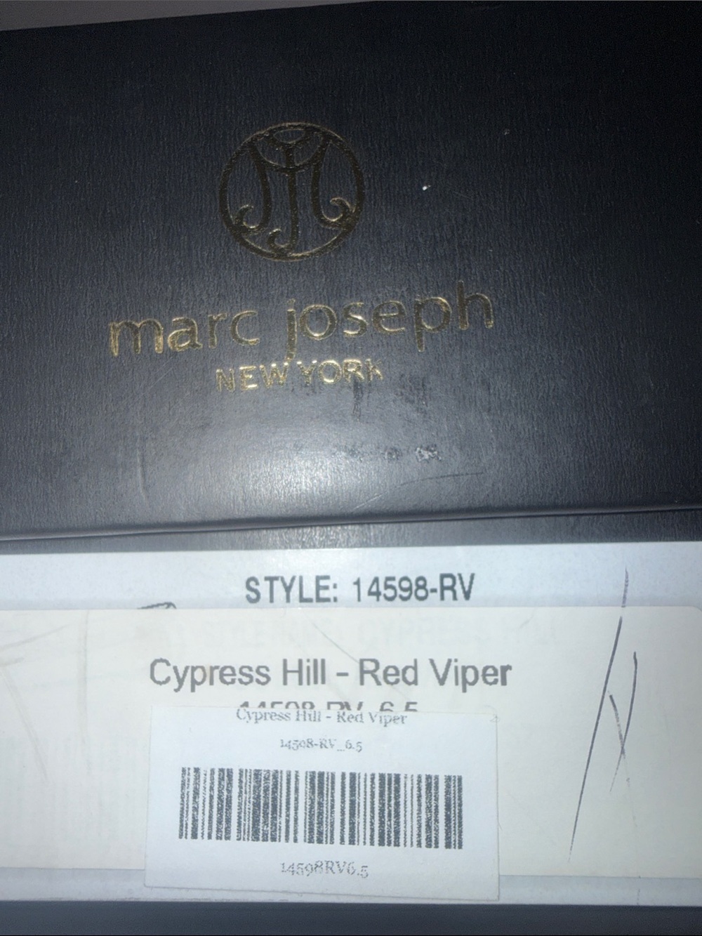 Marc Joseph Cypress Hill Red Viper Loafers Women’s 6.5 NWT w/ Box - Picture 7 of 7